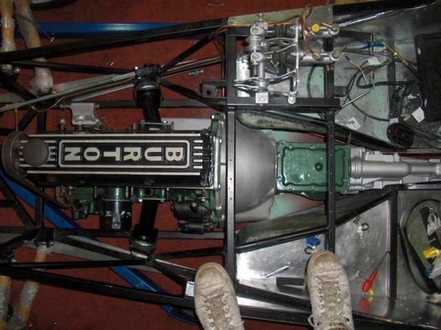 engine/gearbox birdseye view